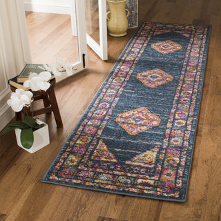 Safavieh Madison MAD133C Blue/Fuchsia Area Rug 