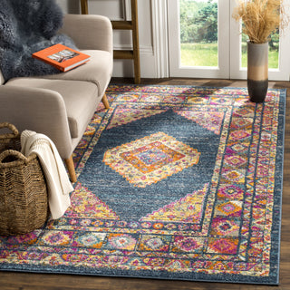 Safavieh Madison MAD133C Blue/Fuchsia Area Rug  Feature