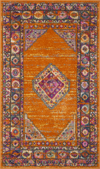 Safavieh Madison MAD133D Orange/Fuchsia Area Rug 