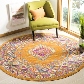 Safavieh Madison MAD133D Orange/Fuchsia Area Rug 