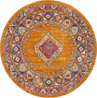 Safavieh Madison MAD133D Orange/Fuchsia Area Rug 