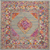 Safavieh Madison MAD133G Light Grey/Fuchsia Area Rug 