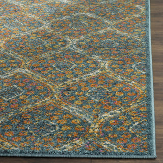 Safavieh Madison MAD140A Blue/Orange Area Rug 