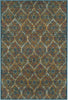 Safavieh Madison MAD140A Blue/Orange Area Rug main image