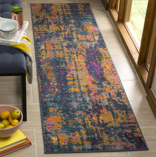 Safavieh Madison MAD143A Blue/Orange Area Rug 