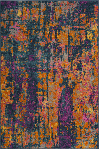 Safavieh Madison MAD143A Blue/Orange Area Rug main image