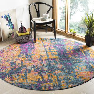 Safavieh Madison MAD143A Blue/Orange Area Rug 