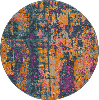 Safavieh Madison MAD143A Blue/Orange Area Rug 