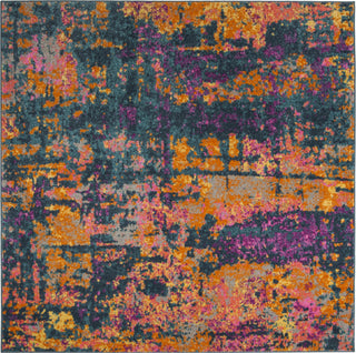 Safavieh Madison MAD143A Blue/Orange Area Rug 