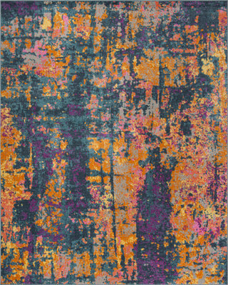 Safavieh Madison MAD143A Blue/Orange Area Rug 