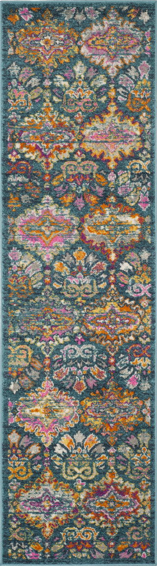 Safavieh Madison MAD144A Blue/Orange Area Rug 