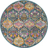 Safavieh Madison MAD144A Blue/Orange Area Rug 