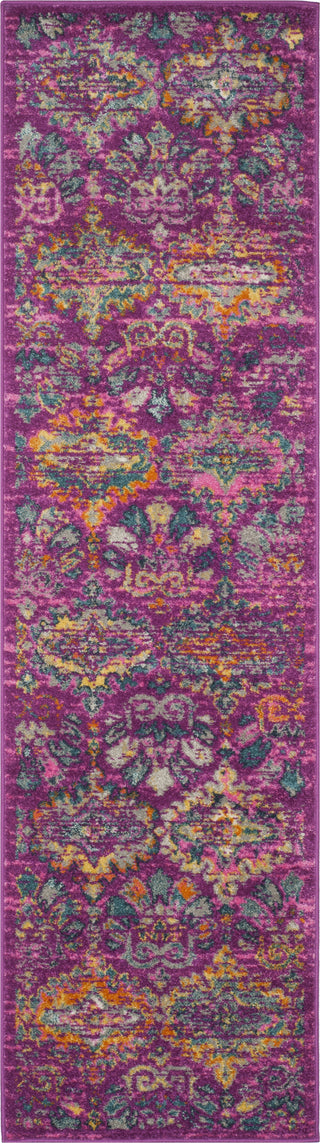 Safavieh Madison MAD144F Fuchsia/Blue Area Rug 