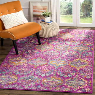 Safavieh Madison MAD144F Fuchsia/Blue Area Rug  Feature