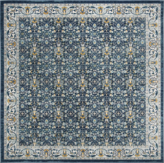 Safavieh Madison MAD151D Navy/Creme Area Rug Square Image