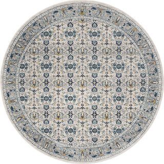 Safavieh Madison MAD151N Ivory/Navy Area Rug Round Image