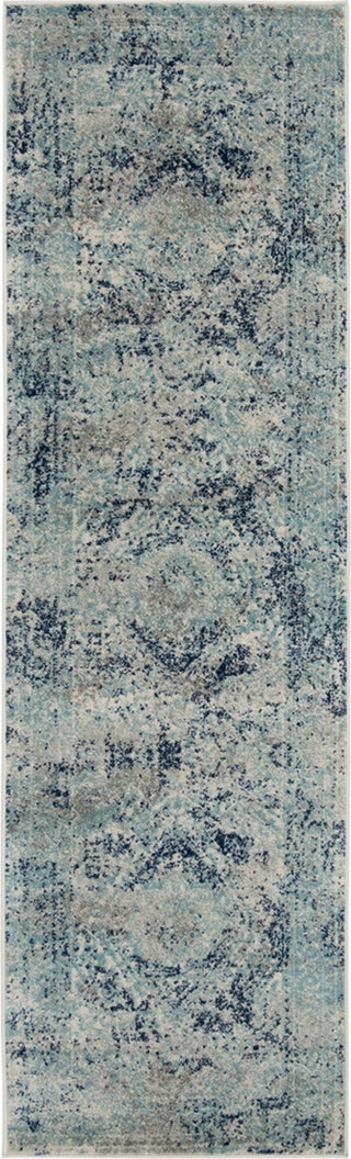 Safavieh Madison MAD152M Ivory/Blue Area Rug Runner Image