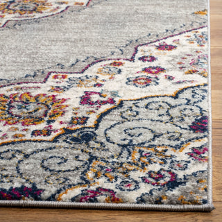 Safavieh Madison MAD153R Light Grey/Fuchsia Area Rug Detail Image