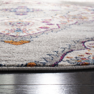 Safavieh Madison MAD153R Light Grey/Fuchsia Area Rug Detail Image