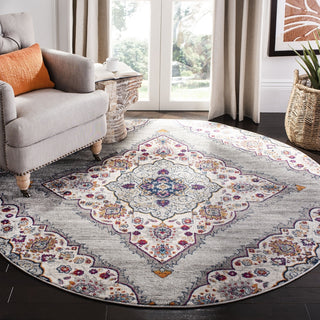 Safavieh Madison MAD153R Light Grey/Fuchsia Area Rug Lifestyle Image