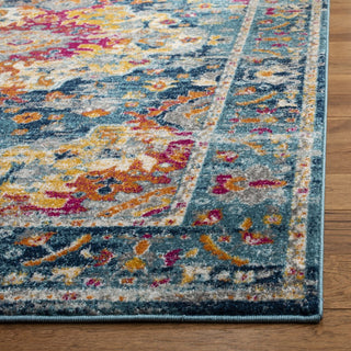 Safavieh Madison MAD154L Teal/Fuchsia Area Rug Detail Image