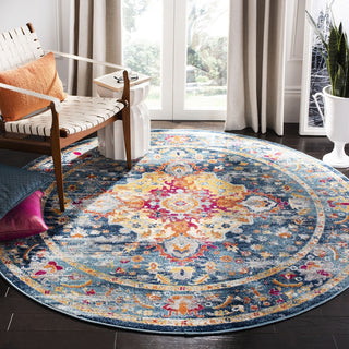 Safavieh Madison MAD154L Teal/Fuchsia Area Rug Lifestyle Image