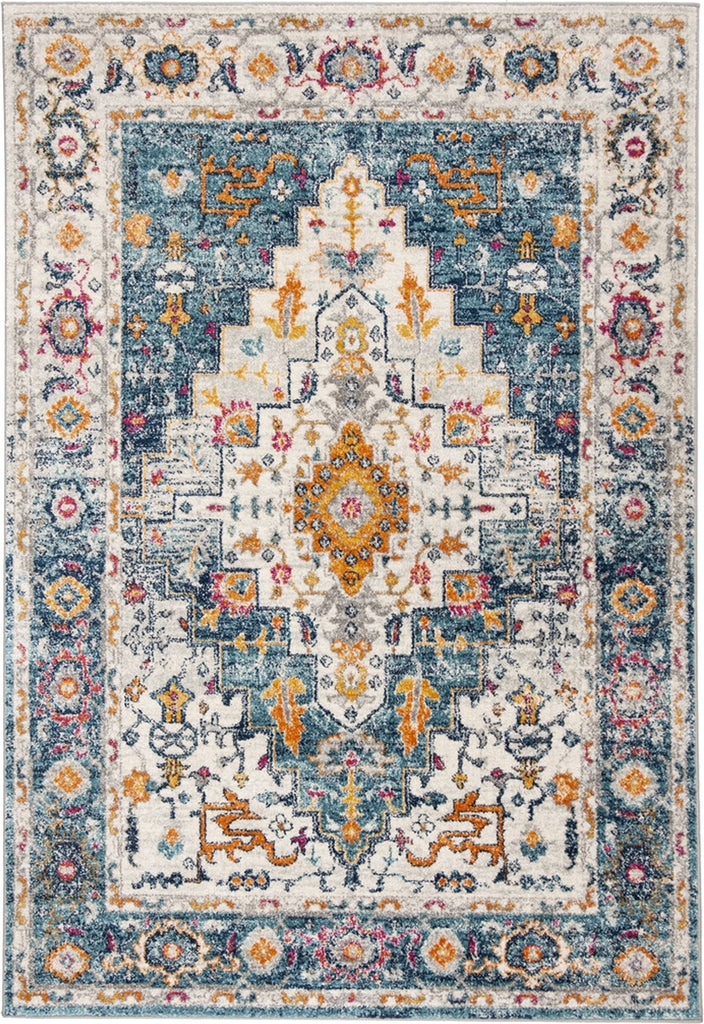 Safavieh Madison MAD156K Turquoise/Ivory Area Rug main image