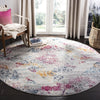 Safavieh Madison MAD157R Light Grey/Fuchsia Area Rug Lifestyle Image