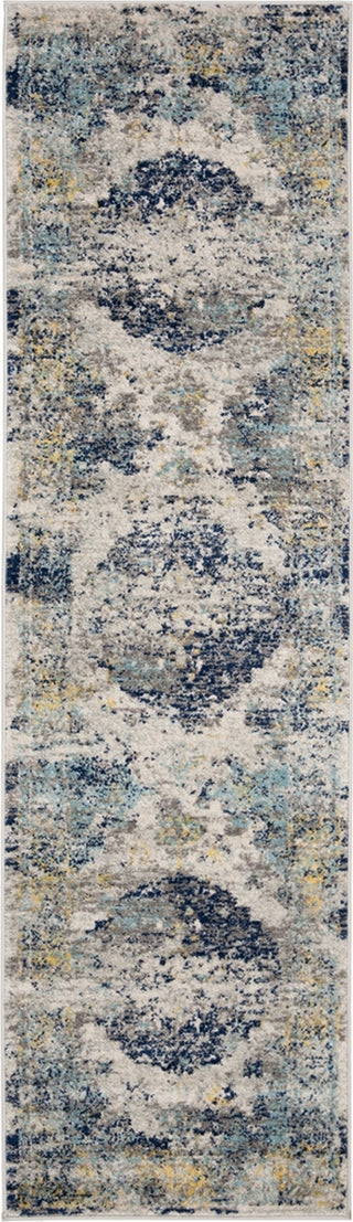 Safavieh Madison MAD158F Light Grey/Blue Area Rug Runner Image