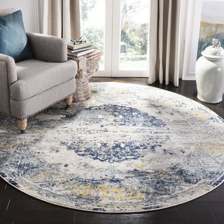 Safavieh Madison MAD158F Light Grey/Blue Area Rug Lifestyle Image