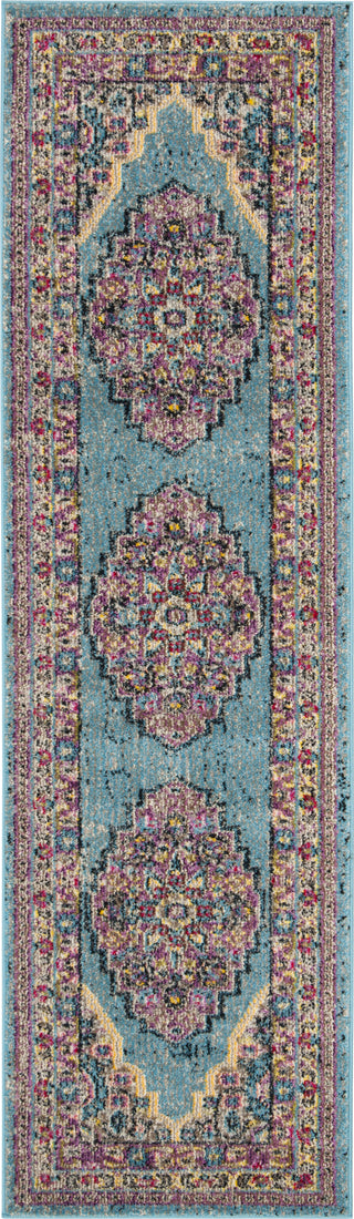 Safavieh Madison MAD302J Aqua/Purple Area Rug 