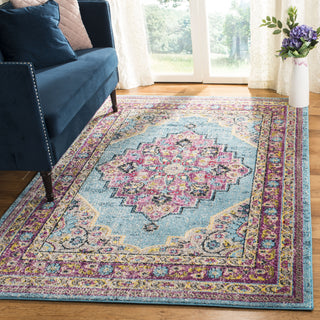 Safavieh Madison MAD302J Aqua/Purple Area Rug  Feature