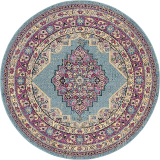 Safavieh Madison MAD302J Aqua/Purple Area Rug 