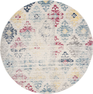 Safavieh Madison 300 MAD304M Ivory/Blue Area Rug Round Image