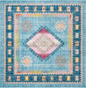 Safavieh Madison 300 MAD305M Light Blue/Fuchsia Area Rug Square Image