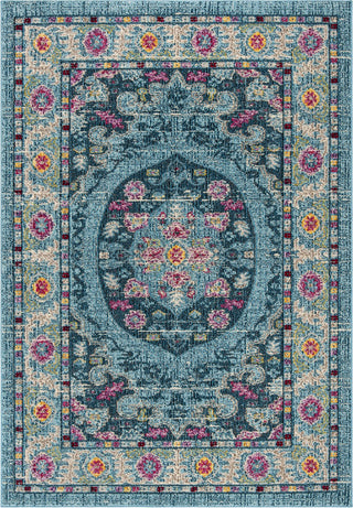 Safavieh Madison 300 MAD306M Light Blue/Fuchsia Area Rug main image