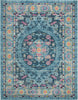 Safavieh Madison 300 MAD306M Light Blue/Fuchsia Area Rug Main Image