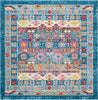 Safavieh Madison 300 MAD307L Teal/Fuchsia Area Rug Square Image