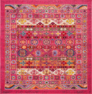 Safavieh Madison 300 MAD307R Fuchsia/Fuchsia Area Rug Square Image