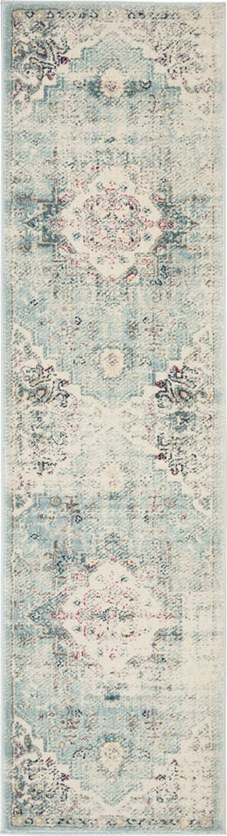 Safavieh Madison 300 MAD333A Cream/Blue Area Rug Runner Image