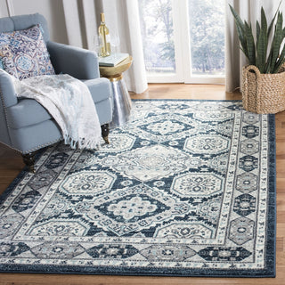 Safavieh Madison 500 MAD501N Navy/Grey Area Rug Lifestyle Image