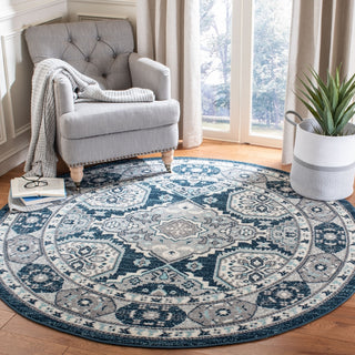 Safavieh Madison 500 MAD501N Navy/Grey Area Rug Lifestyle Image