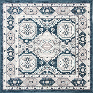 Safavieh Madison 500 MAD501N Navy/Grey Area Rug Square Image