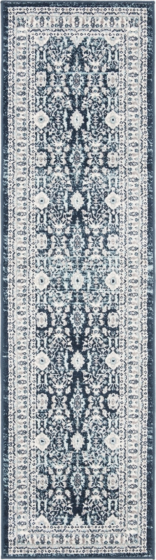 Safavieh Madison 500 MAD502N Cream/Navy Area Rug Runner Image