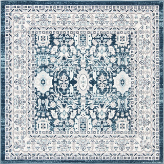 Safavieh Madison 500 MAD502N Cream/Navy Area Rug Square Image