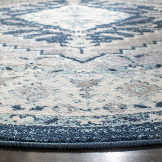 Safavieh Madison 500 MAD503N Navy/Grey Area Rug Detail Image