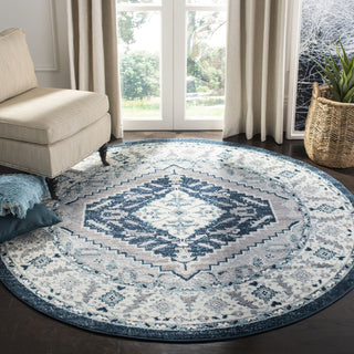 Safavieh Madison 500 MAD503N Navy/Grey Area Rug Lifestyle Image