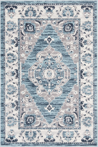 Safavieh Madison 500 MAD504K Turquoise/Grey Area Rug 4' Image