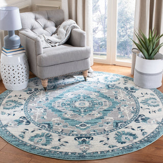 Safavieh Madison 500 MAD504K Turquoise/Grey Area Rug Lifestyle Image