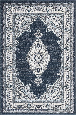 Safavieh Madison 500 MAD506N Cream/Navy Area Rug 4' Image